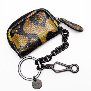 Bottega Veneta Wallet python black yellow